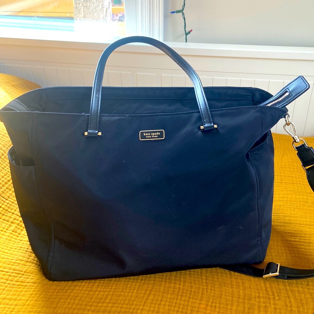 Large Kate Spade Black Diaper Bag